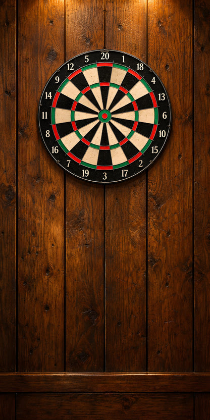 Pub Dartboard fridge wrap full design