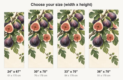 Purple Figs fridge wrap available sizes 24, 30, 33 and 36 inch