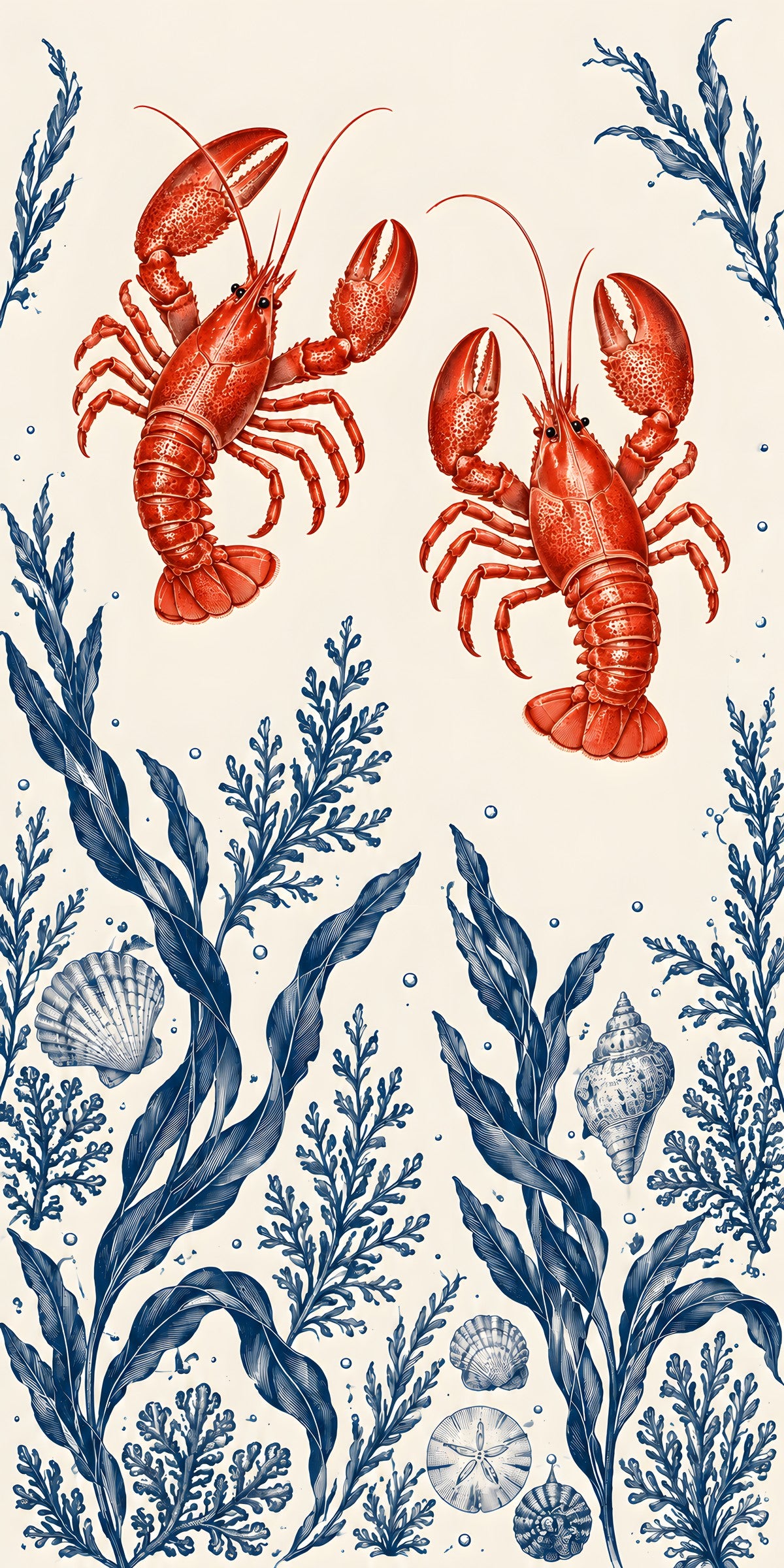 Red Lobsters fridge wrap full design