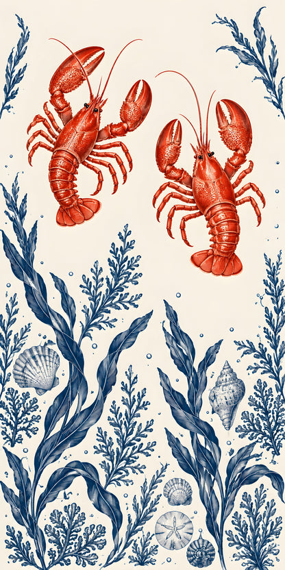 Red Lobsters fridge wrap full design