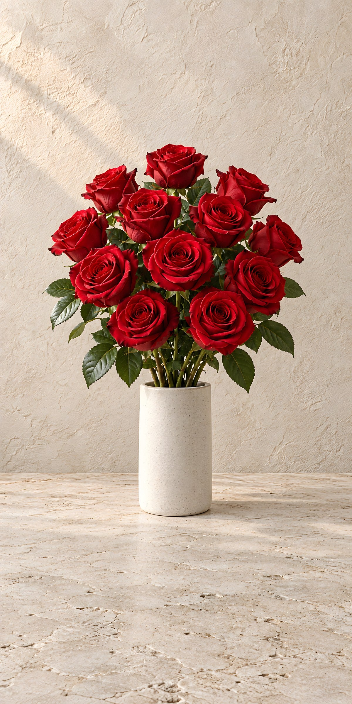 Red Rose Bouquet fridge wrap full design