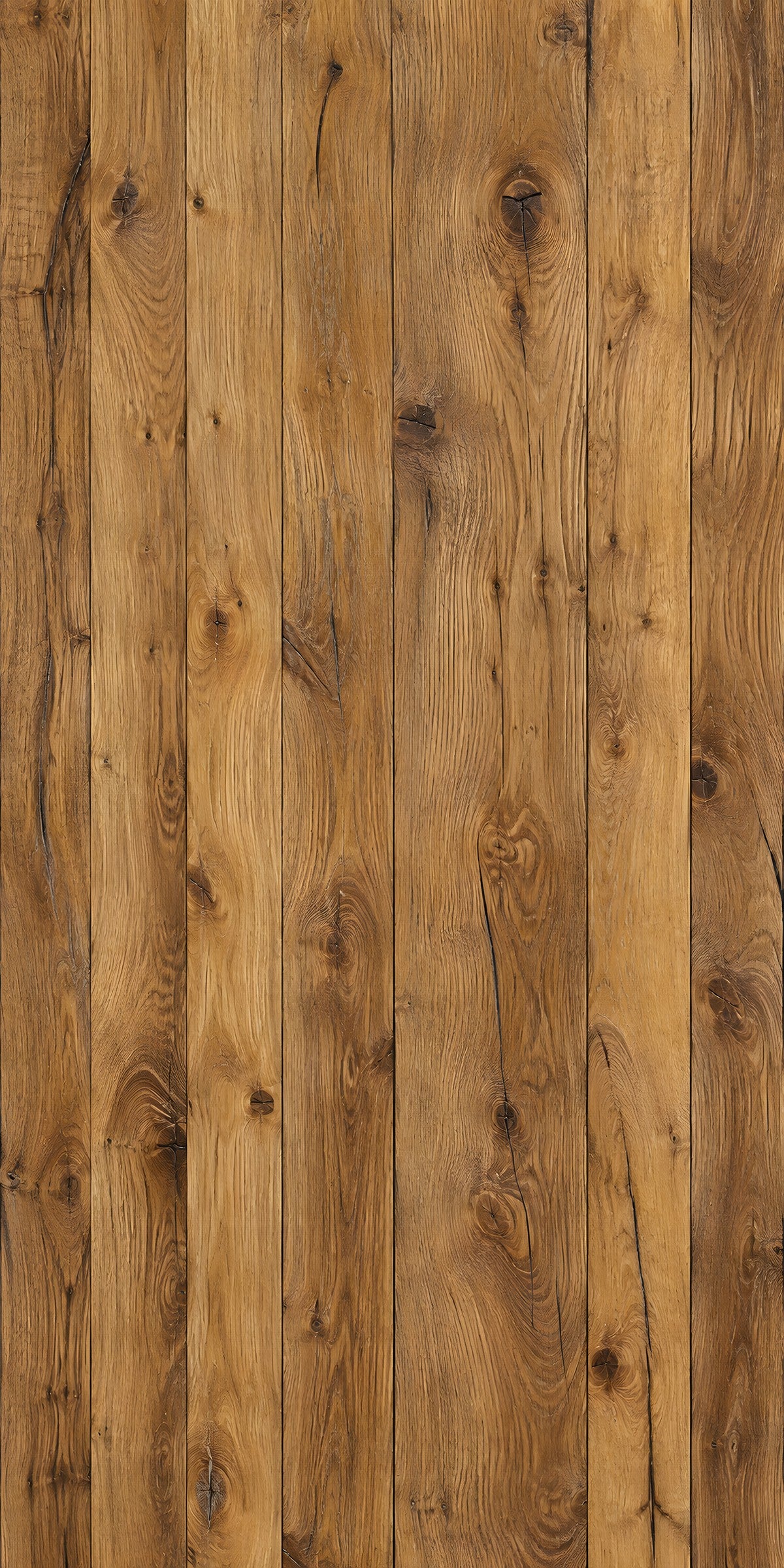Rustic Wood Planks fridge wrap full design