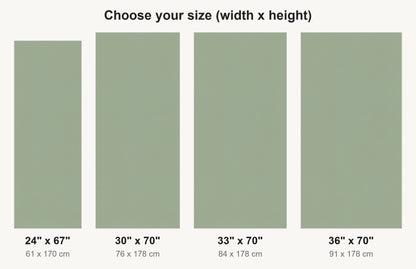 Sage Green fridge wrap available sizes 24, 30, 33 and 36 inch