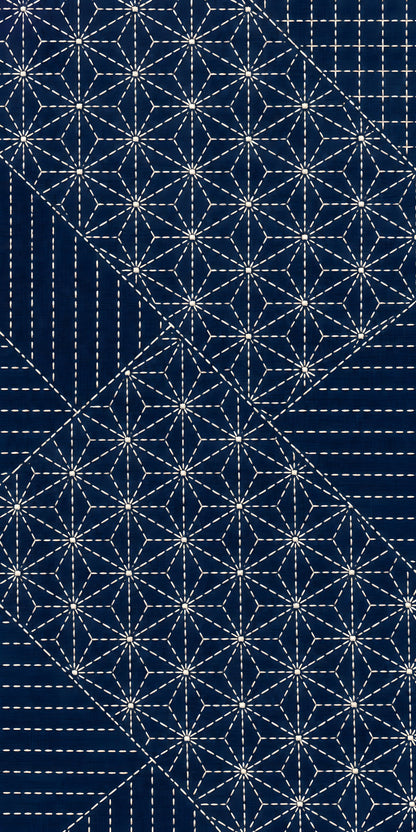 Sashiko Stitching fridge wrap full design
