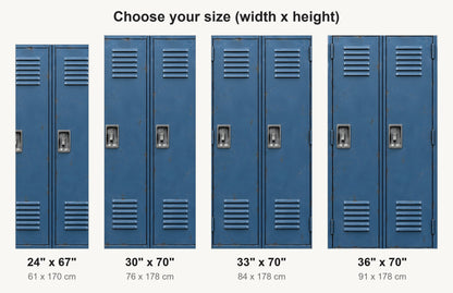 School Lockers fridge wrap available sizes 24, 30, 33 and 36 inch
