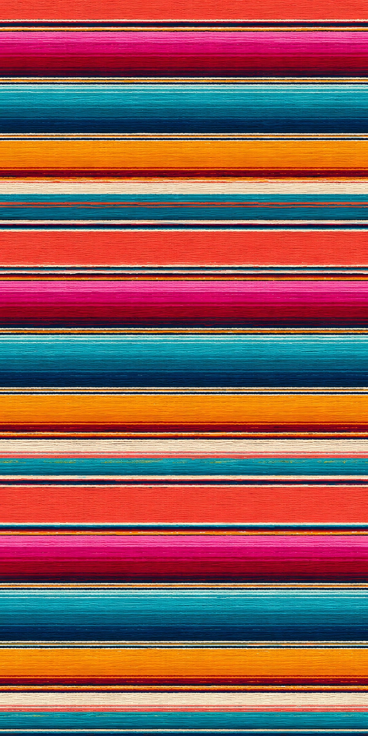 Serape Stripes fridge wrap full design