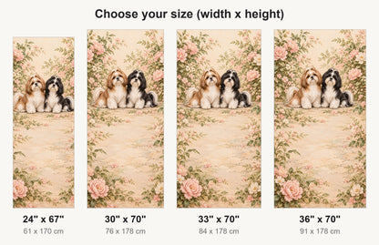 Shih Tzus fridge wrap available sizes 24, 30, 33 and 36 inch