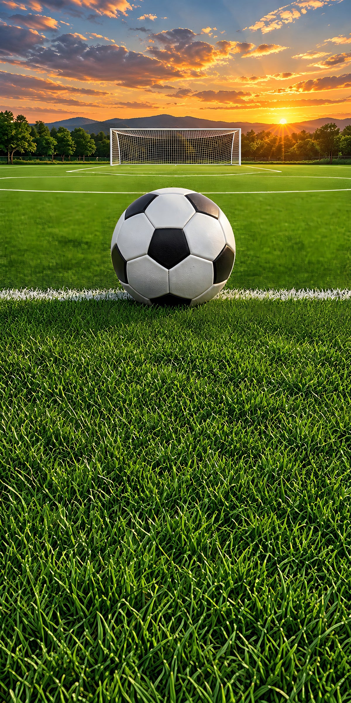 Soccer Field fridge wrap full design