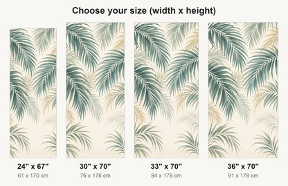Soft Palm Leaves fridge wrap available sizes 24, 30, 33 and 36 inch