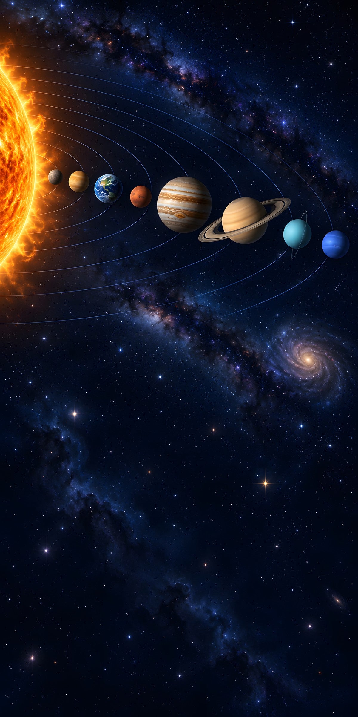 Solar System fridge wrap full design