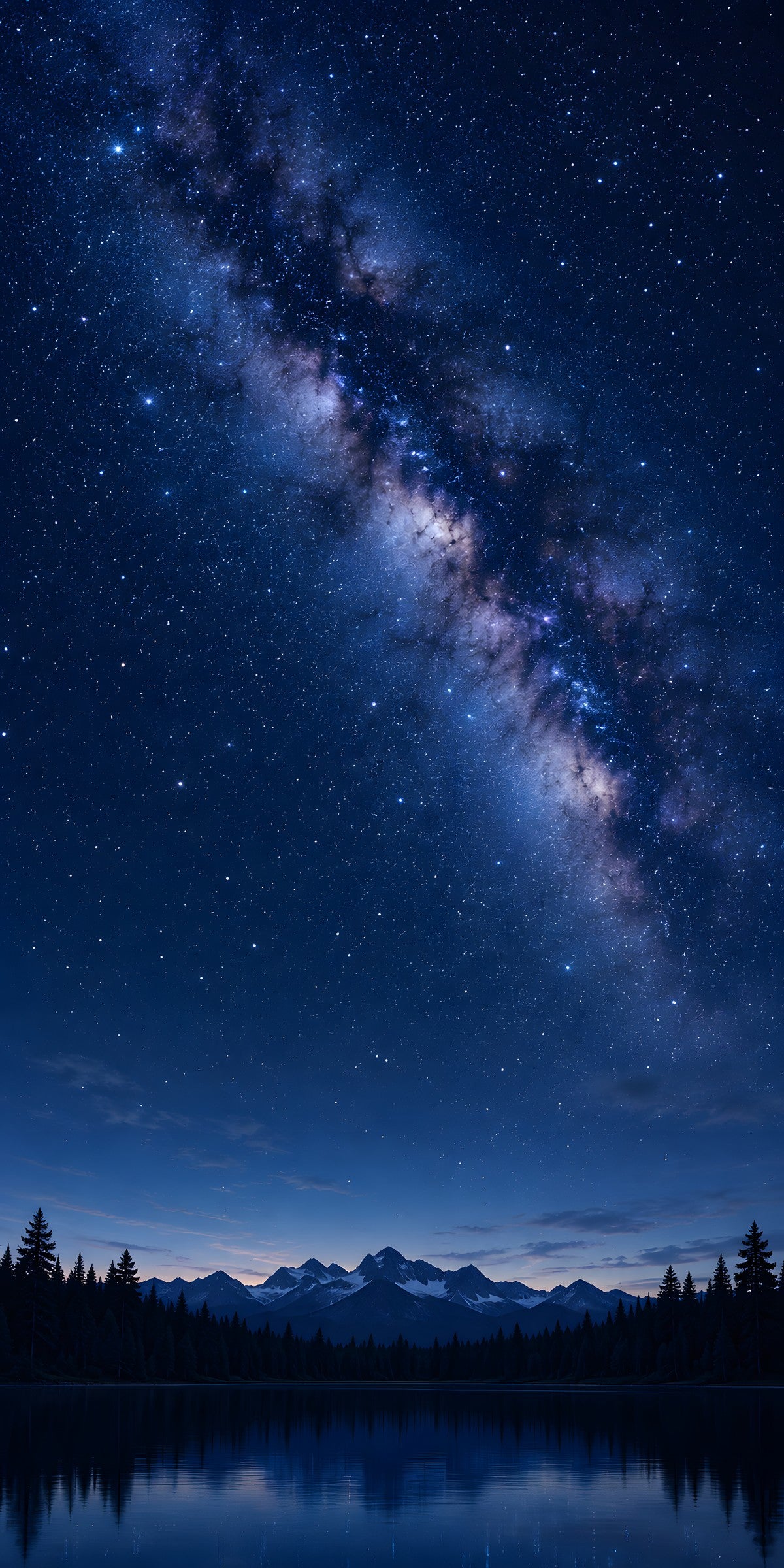 Starry Night Sky fridge wrap full design