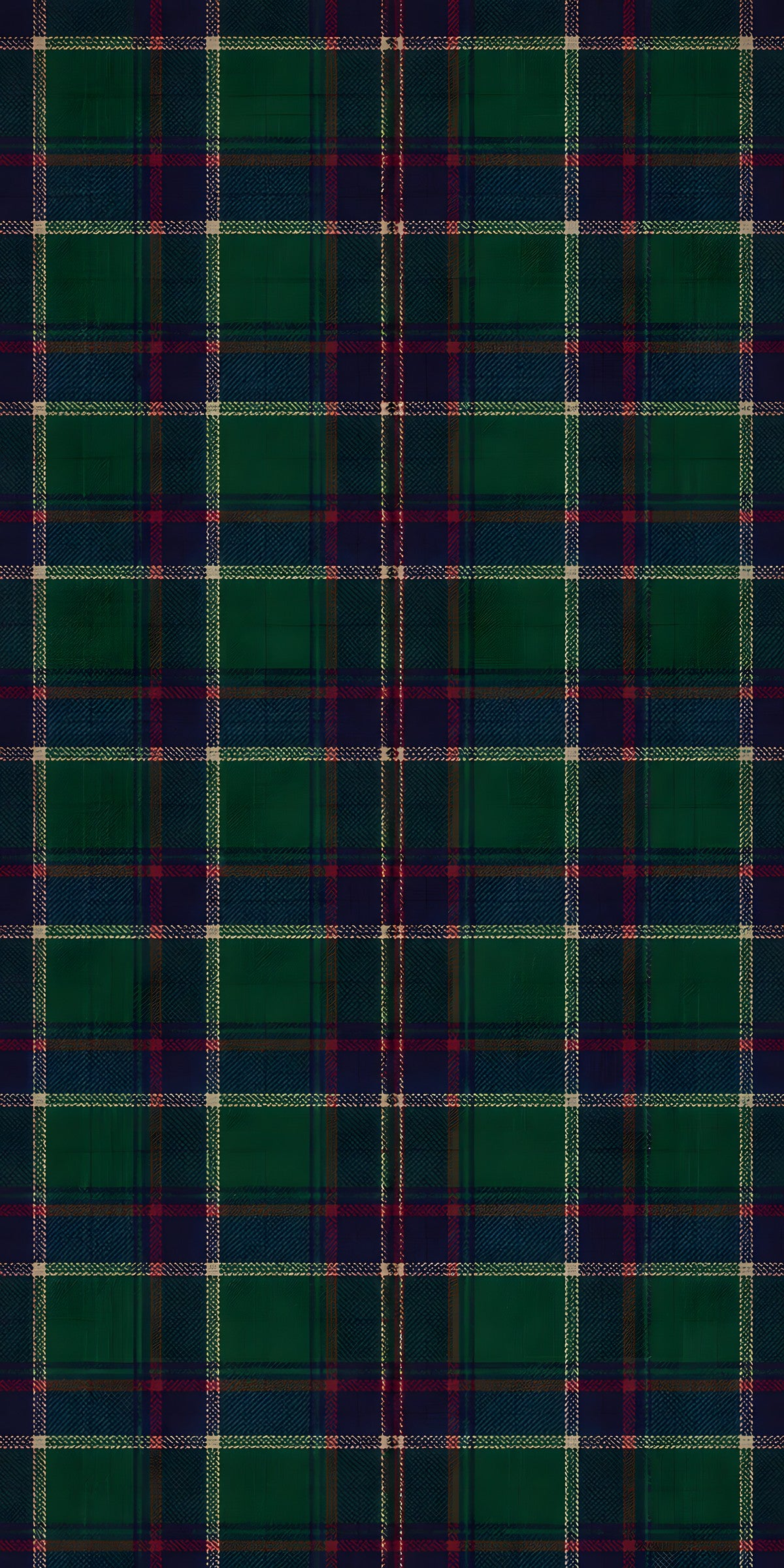 Tartan Plaid fridge wrap full design