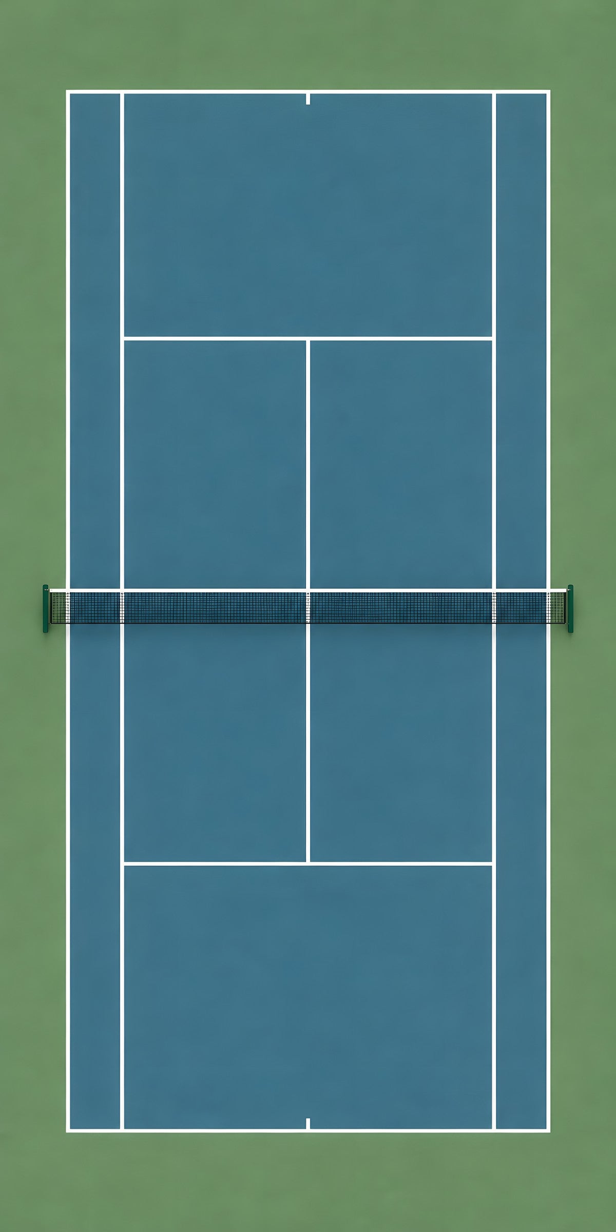 Tennis Court fridge wrap full design
