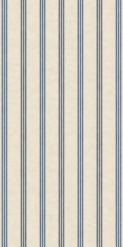 Ticking Stripe fridge wrap full design