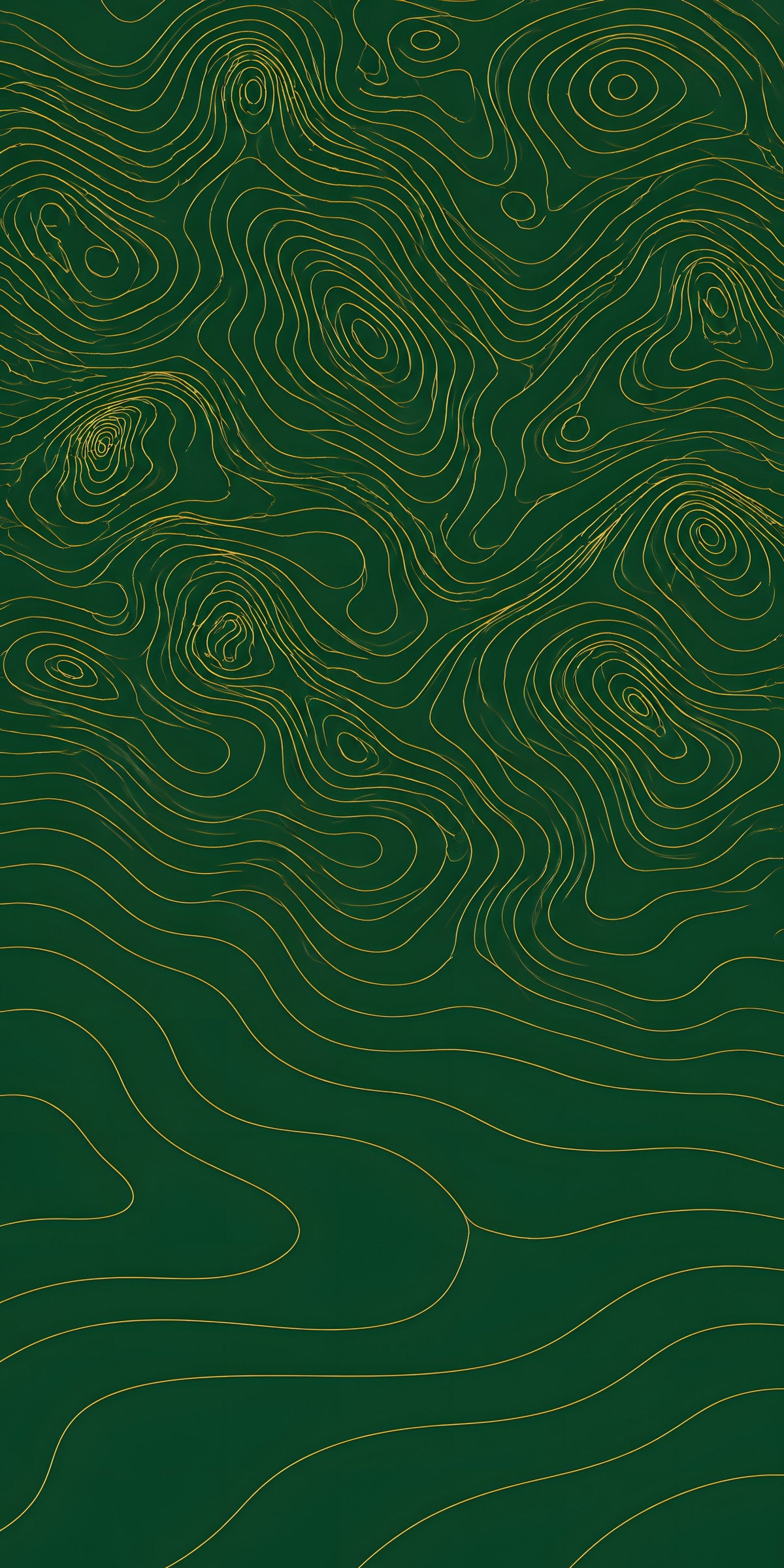 Topographic Map Lines fridge wrap full design