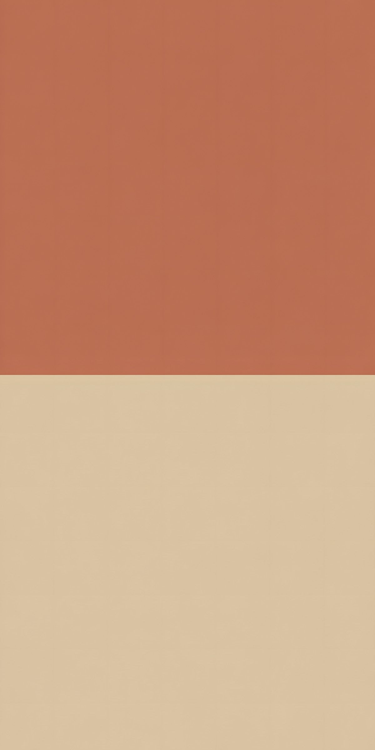 Two-Tone Terracotta & Sand fridge wrap full design