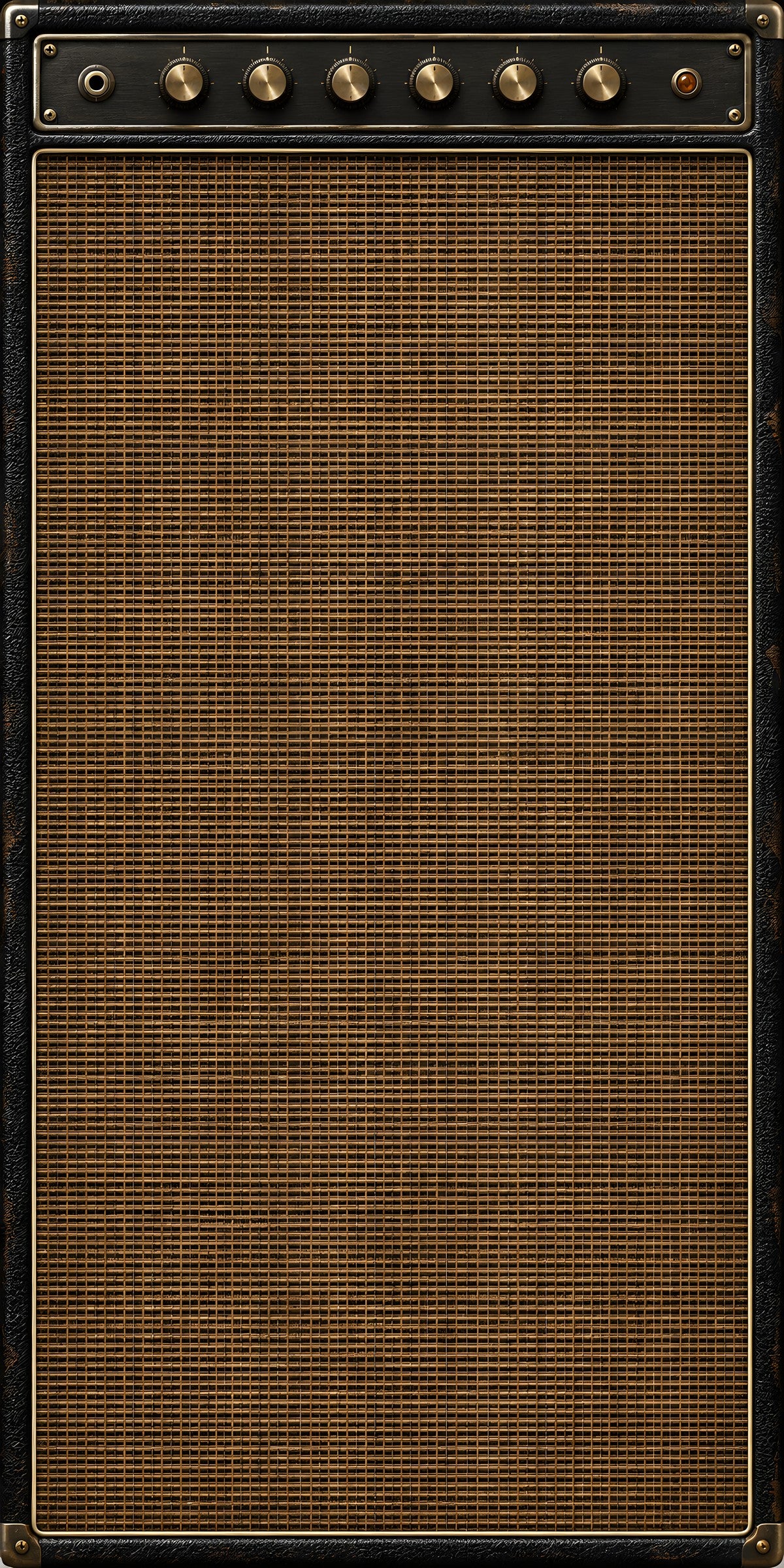 Vintage Guitar Amp fridge wrap full design