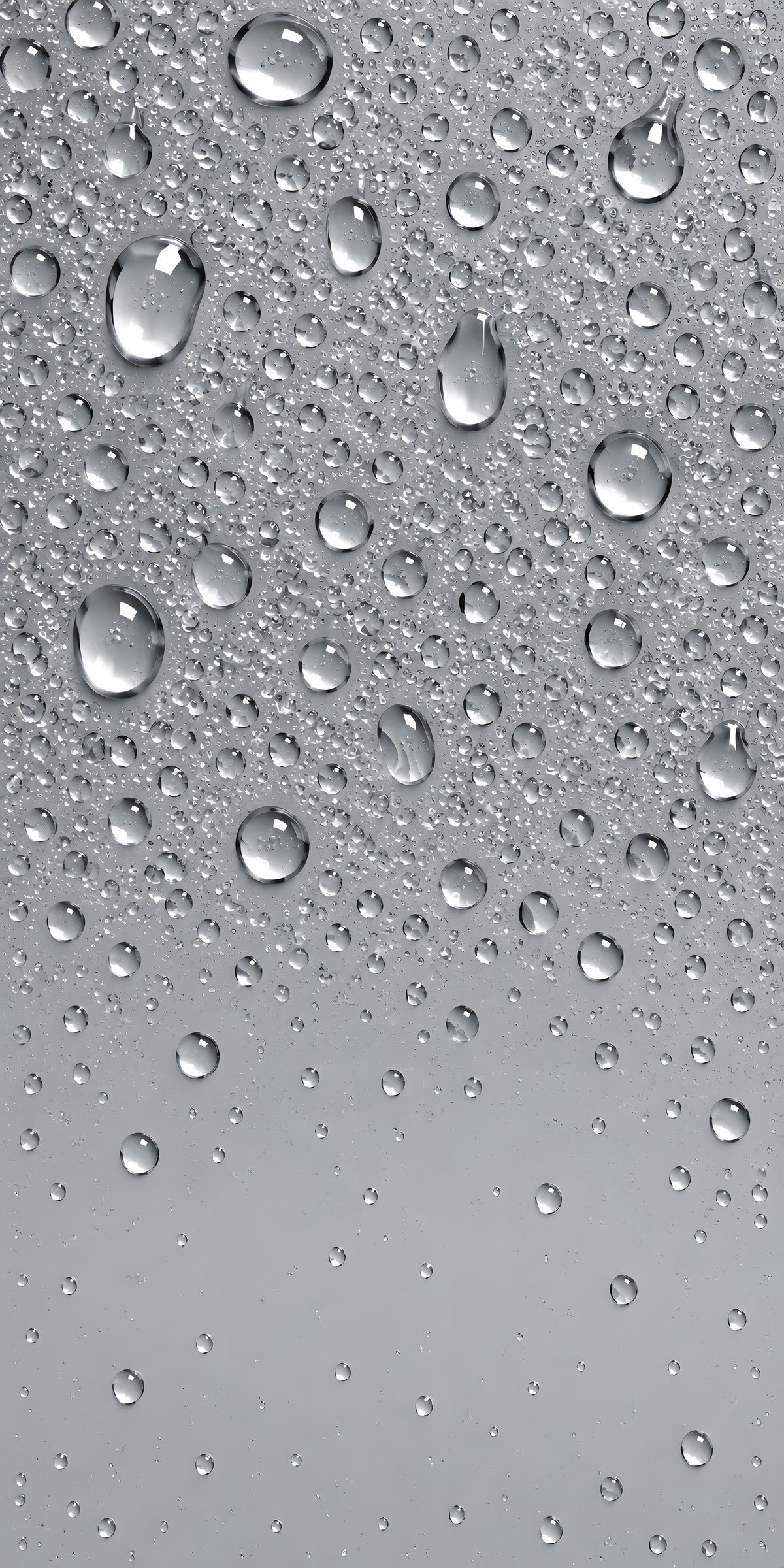 Water Drops fridge wrap full design