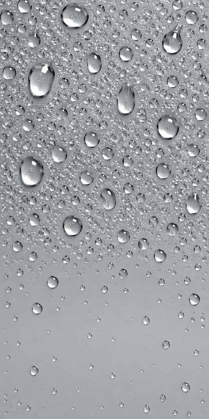 Water Drops fridge wrap full design