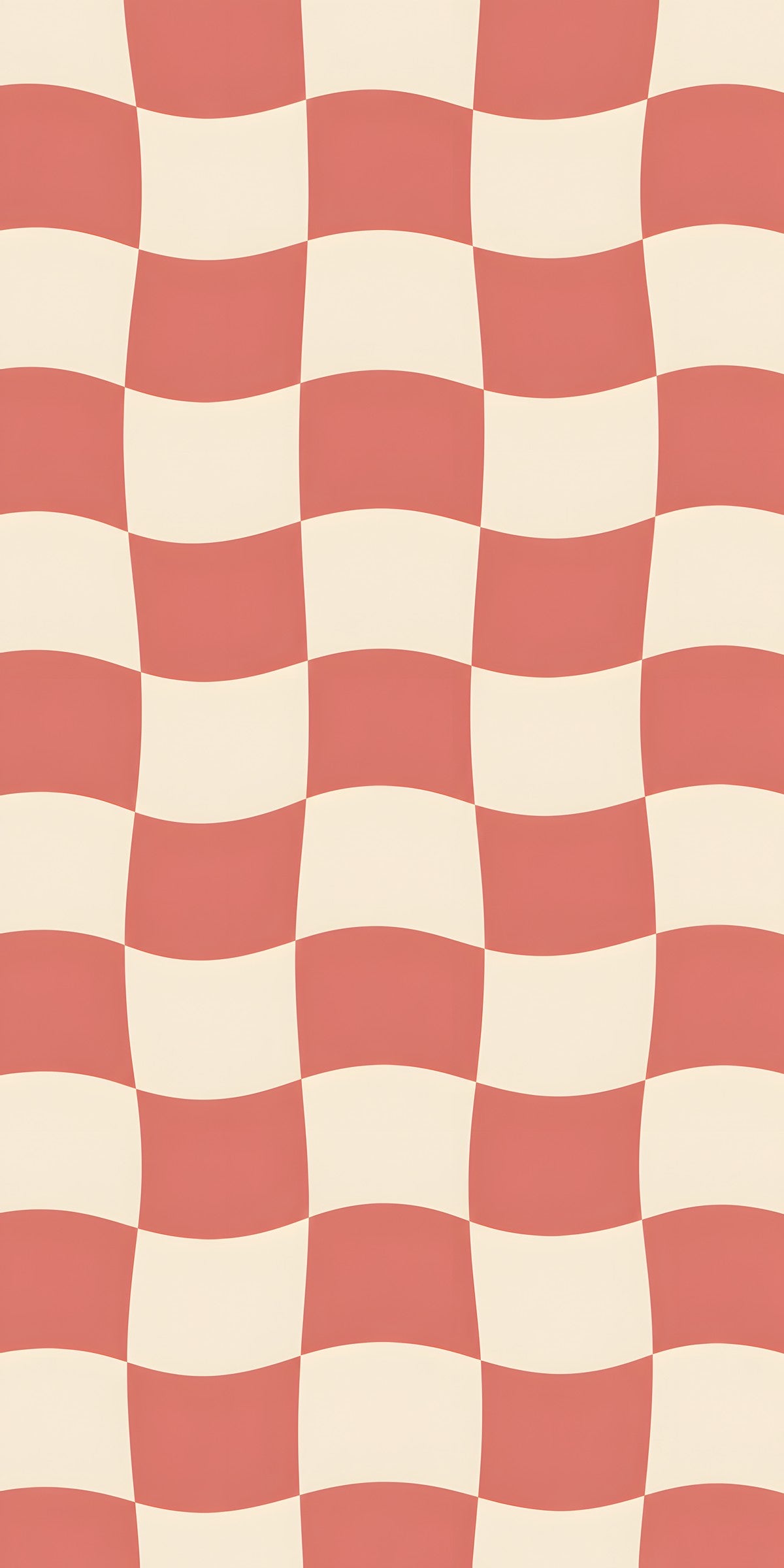 Wavy Checkerboard fridge wrap full design