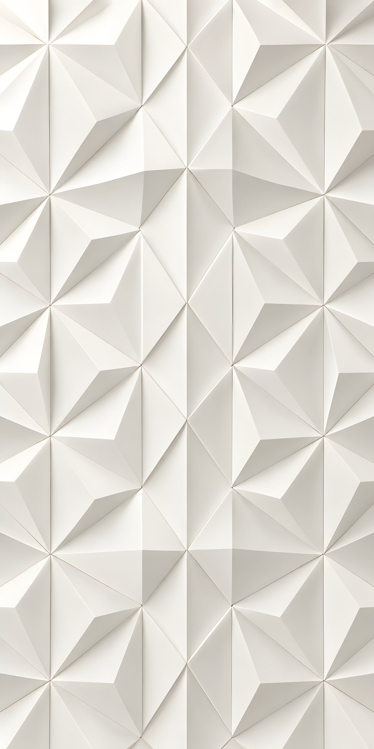 White 3D Geometric fridge wrap full design
