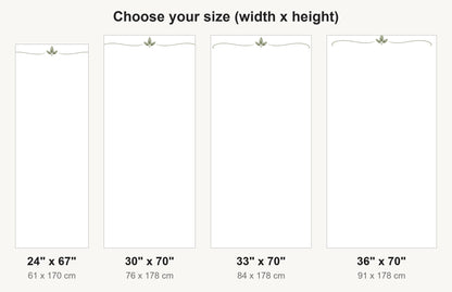 Whiteboard Look fridge wrap available sizes 24, 30, 33 and 36 inch