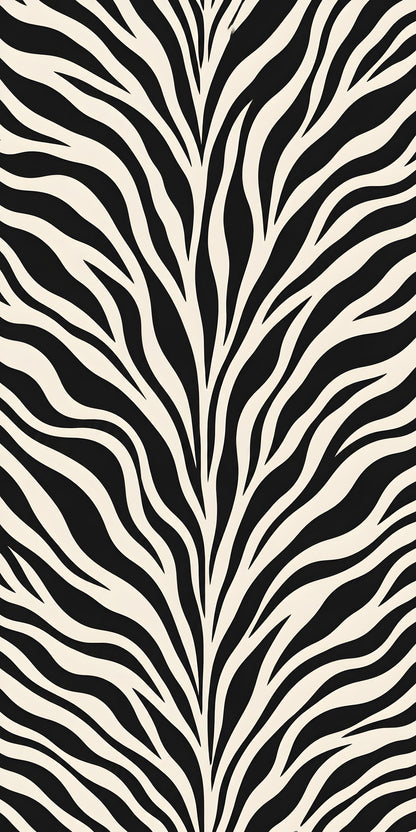 Zebra Print fridge wrap full design